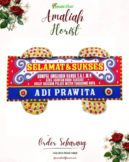 Papan Bunga Ucapan Selamat Kalipelus